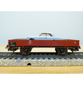 Märklin 4504 . 3,  wagon plat et Ford Taunus 17 M    BO