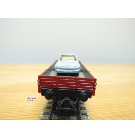 Märklin métal 4617 Wagon surbaissé EVS DB BO