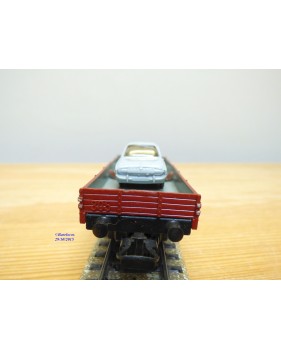 Märklin métal 4617 Wagon surbaissé EVS DB BO