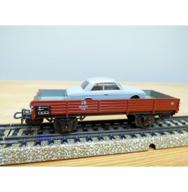 Märklin métal 4617 Wagon surbaissé EVS DB BO