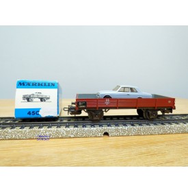 Märklin métal 4617 Wagon surbaissé EVS DB BO