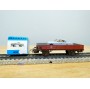 Märklin métal 4617 Wagon surbaissé EVS DB BO