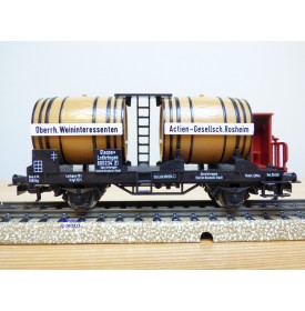 Märklin 4432, wagon bi-foudres à guérite Elsass Lothringen ( Alsace- Lorraine )   Neuf   BO