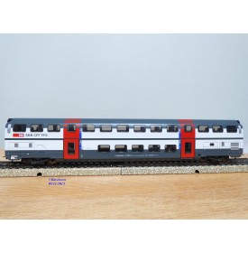 HAG   490.02 ,  voiture 2 Kl.  IC 2000  à 2 étages type B DS IC  N° : B 50 85 26-94 081-4   SBB   neuf    BO