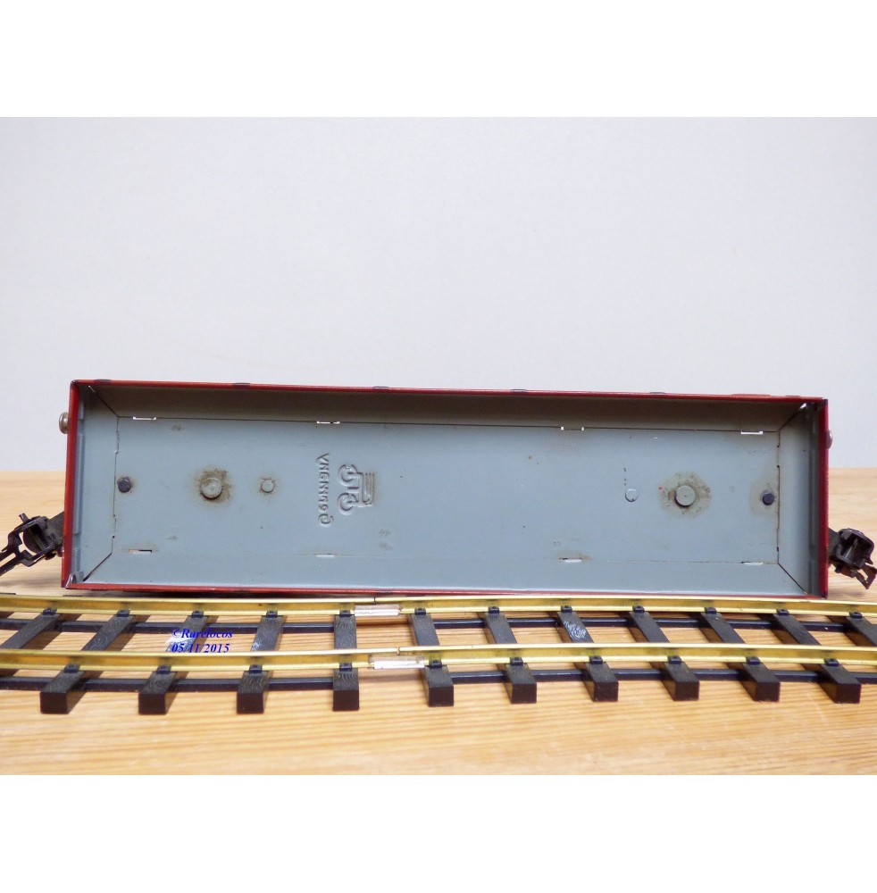 Wagon Plat Märklin 2933 – Échelle 1 – Vintage – Manque 8 Barres (pour Ranchers)