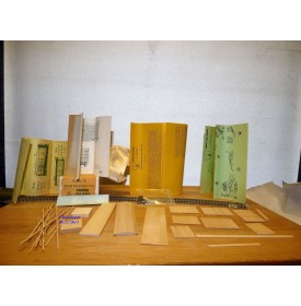 Camino Scale Models HP-82, wagon couvert en bois ( Boxcar ) de 40 ' AT&SF Santa Fé  Neuf BO