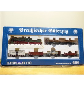 FLEISCHMANN  4891 , coffret  Preussischer Güterzug  DRG   neuf   BO