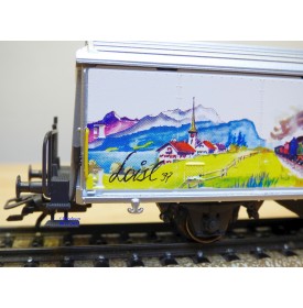 Märklin 48944 wagons plats type Bt 10 conteneurs à bière Königsbacher DB BO