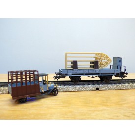 Märklin 48944 wagons plats type Bt 10 conteneurs à bière Königsbacher DB BO