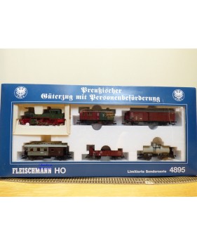 FLEISCHMANN  4895 , coffret train mixte marchandises / passagers   KPEV    neuf   BO