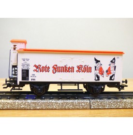 Märklin 94072 / 2000717,  wagon couvert  à guérite Rote Funken Köln  neuf   BO