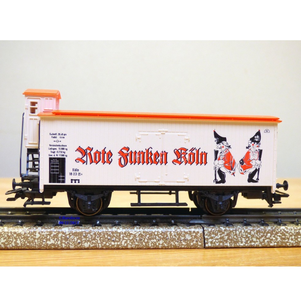 Märklin 94072 / 2000717,  wagon couvert  à guérite Rote Funken Köln  neuf   BO