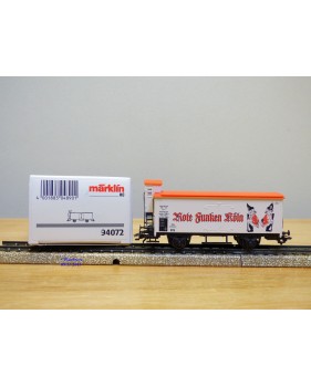 Märklin 94072 / 2000717,  wagon couvert  à guérite Rote Funken Köln  neuf   BO