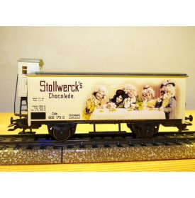 Märklin 48300 / 2000721,  wagon couvert  à guérite Stollwerck's Chocolade    neuf   BO