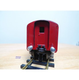 HAG 820 . 2,  Fourgon allégé (Leichtstahlwagen)    rouge   SBB   BO