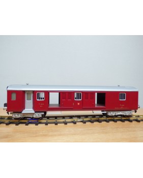 HAG 820 . 2,  Fourgon allégé (Leichtstahlwagen)    rouge   SBB   BO