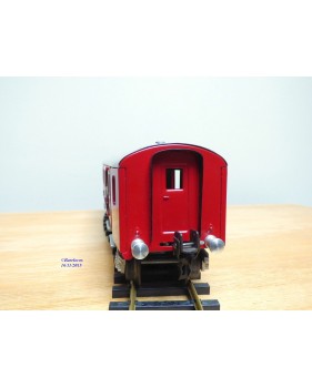 HAG 820 . 2,  Fourgon allégé (Leichtstahlwagen)    rouge   SBB   BO