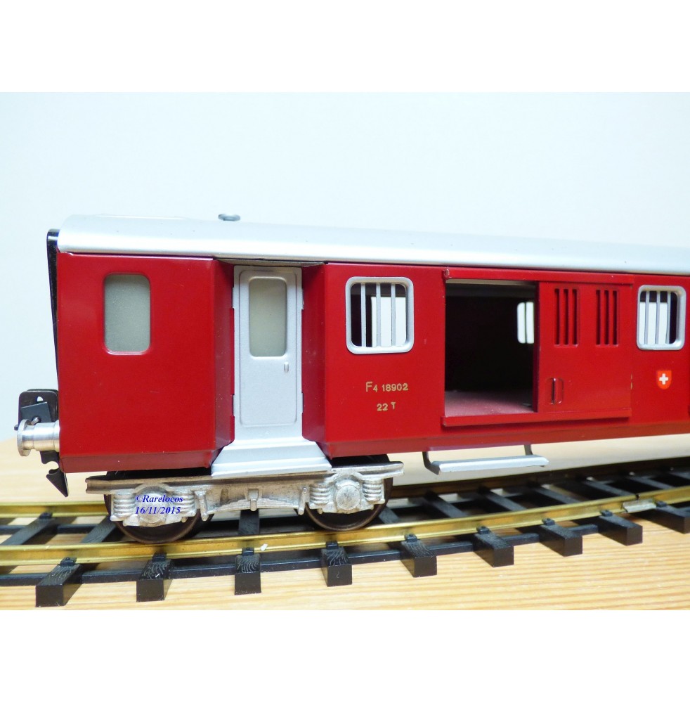 Märklin 28722 Ho Sbb Cff Voiture Boite à Tonnerre 2° Classe 1218 Livrée