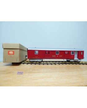 HAG 820 . 2,  Fourgon allégé (Leichtstahlwagen)    rouge   SBB   BO