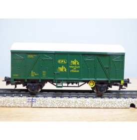 Märklin 4491, wagon couvert type Ukks  transport de vélos  CFL  neuf   BO