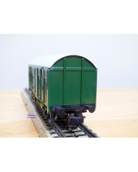 Märklin 4491, wagon couvert type Ukks  transport de vélos  CFL  neuf   BO