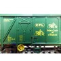 Märklin 4491, wagon couvert type Ukks  transport de vélos  CFL  neuf   BO