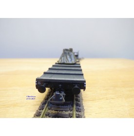 ROCO 47725, wagon plat ancien type SS avec chargement bâché  ÖBB   BO