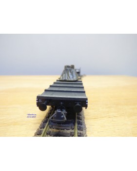 ROCO 47725, wagon plat ancien type SS avec chargement bâché  ÖBB   BO