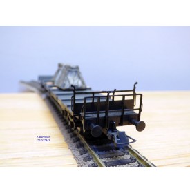 ROCO 47725, wagon plat ancien type SS avec chargement bâché  ÖBB   BO