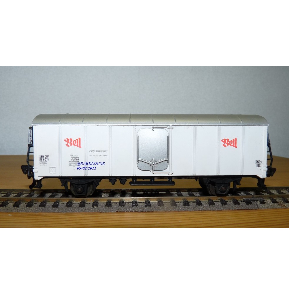 POCHER 322 / 2,  wagon réfrigérant BELL SBB  BO