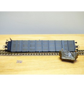 ROCO 47725, wagon plat ancien type SS avec chargement bâché  ÖBB   BO