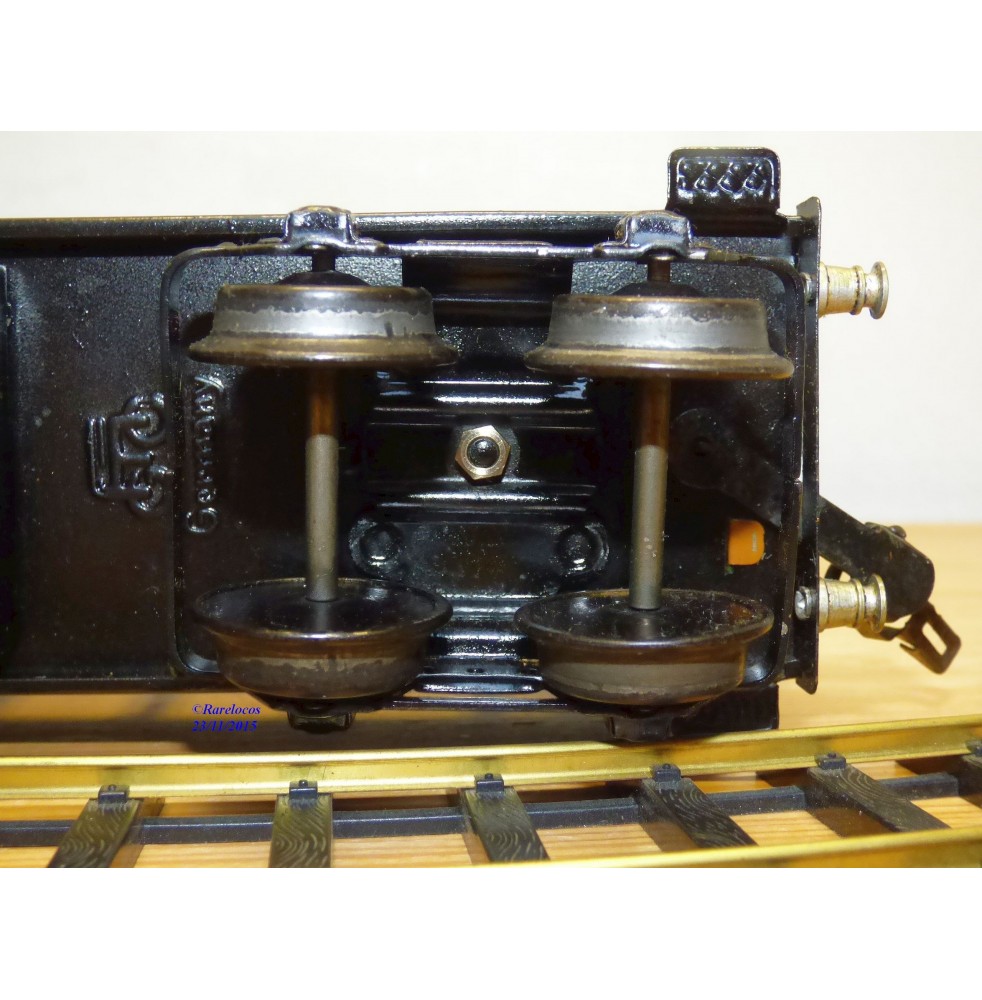 Train JEP O Voiture Postale à Bogies En Tôle — 29 Cm, époque 1953/64, Très Bon état
