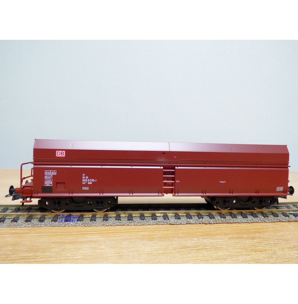 ROCO 46906,  wagon trémie à déchargement latéral   type Fal 163    DBAG     Neuf  BO