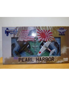 ITALERI  Home Play  Diecast 41500,  Pearl Harbor A6M2 Zéro  et CURTISS P-40   BO Neuf 1/ 100