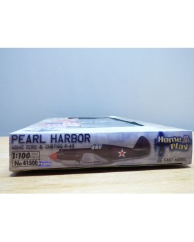 ITALERI  Home Play  Diecast 41500,  Pearl Harbor A6M2 Zéro  et CURTISS P-40   BO Neuf 1/ 100