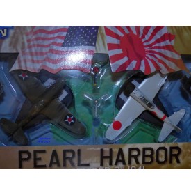 ITALERI  Home Play  Diecast 41500,  Pearl Harbor A6M2 Zéro  et CURTISS P-40   BO Neuf 1/ 100