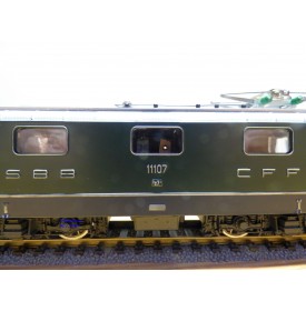 HAG 161.05,  Motrice monopantographe Bo Bo Re 4/4 II   N° 11107  SBB   BO