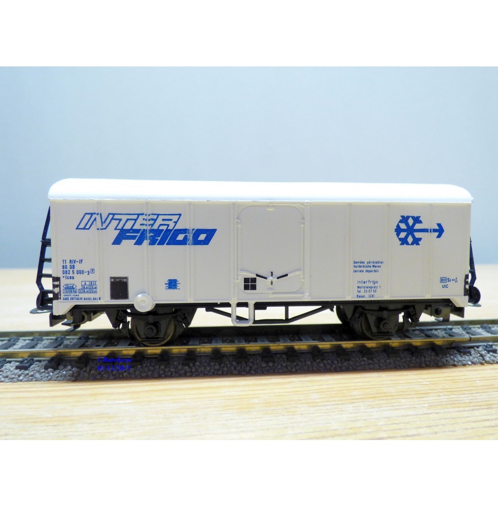 LILIPUT 221 00 , wagon couvert réfrigérant  type Ices  Interfrigo  DB    BO