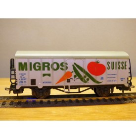 LILIPUT 224 , wagon couvert réfrigérant  type Ibes  MIGROS   FS BO