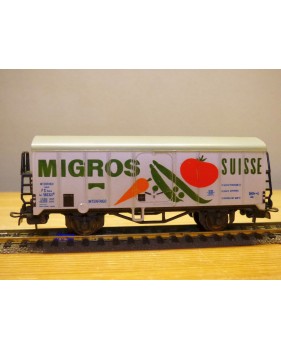 LILIPUT 224 , wagon couvert réfrigérant  type Ibes  MIGROS   FS BO