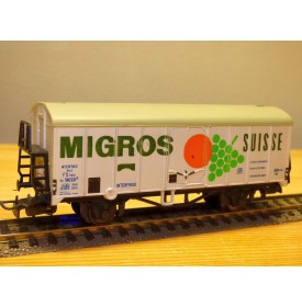 LILIPUT 224 , wagon couvert réfrigérant  type Ibes  MIGROS   FS BO