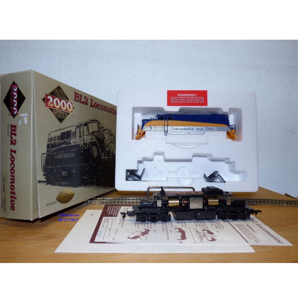  Proto 2000  8692,  loco diesel Bo Bo  EMD    BL2  Cheasapeake and Ohio  C&O  neuf  BO