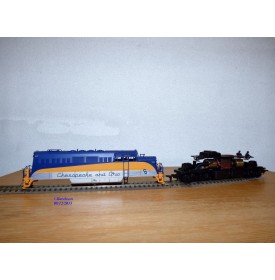  Proto 2000  8692,  loco diesel Bo Bo  EMD    BL2  Cheasapeake and Ohio  C&O  neuf  BO