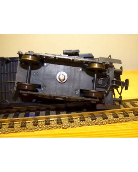 LILIPUT ancien 201 wagon plat chargé de 4 conteneurs ( cadres)  NS  BO