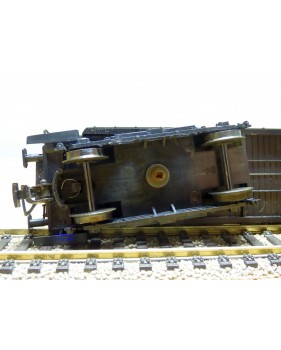 LILIPUT ancien 201 wagon plat chargé de 4 conteneurs ( cadres)  NS  BO