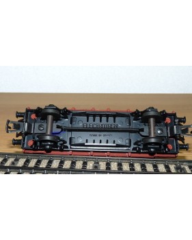 ELECTROTREN  1004 wagon plat chargé de 3 citernes SEMAT  RENFE BO