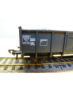 FLEISCHMANN 5206, wagon tombereau EUROP type Tow  avec chargement  SNCF   BO