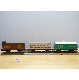 Märklin  47879 coffret 3 wagons italiens FS  BO