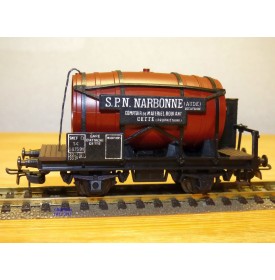 AU PULLMAN  130  ??, wagon foudre à guérite de serre freins S.P.N. Narbonne    SNCF  neuf   BO