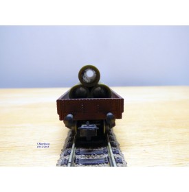 SMCF ???, wagon plat type USA 1918  à  2 bogies  type Qhoy   SNCF  BO